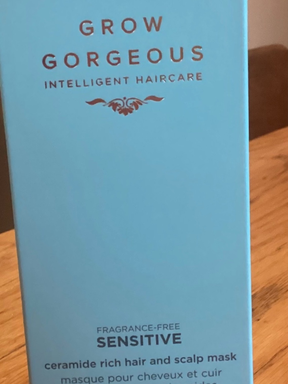 NIB GROW GORGEOUS SENSITIVE SCALP MASK